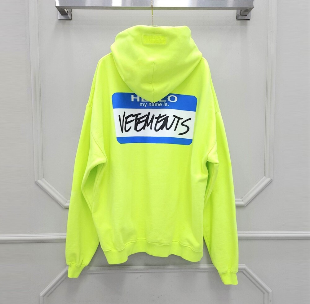 [럭스유] XS / 베트멍 헬로마이네임 오버 후드티