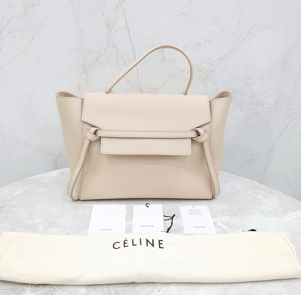 [럭스유] 셀린느 미니 벨트백 그레인 카프스킨 라이트토프