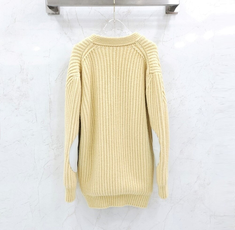 [럭스유] (새상품) XS / 보테가베네타 헤비 울 셔벗 가디건