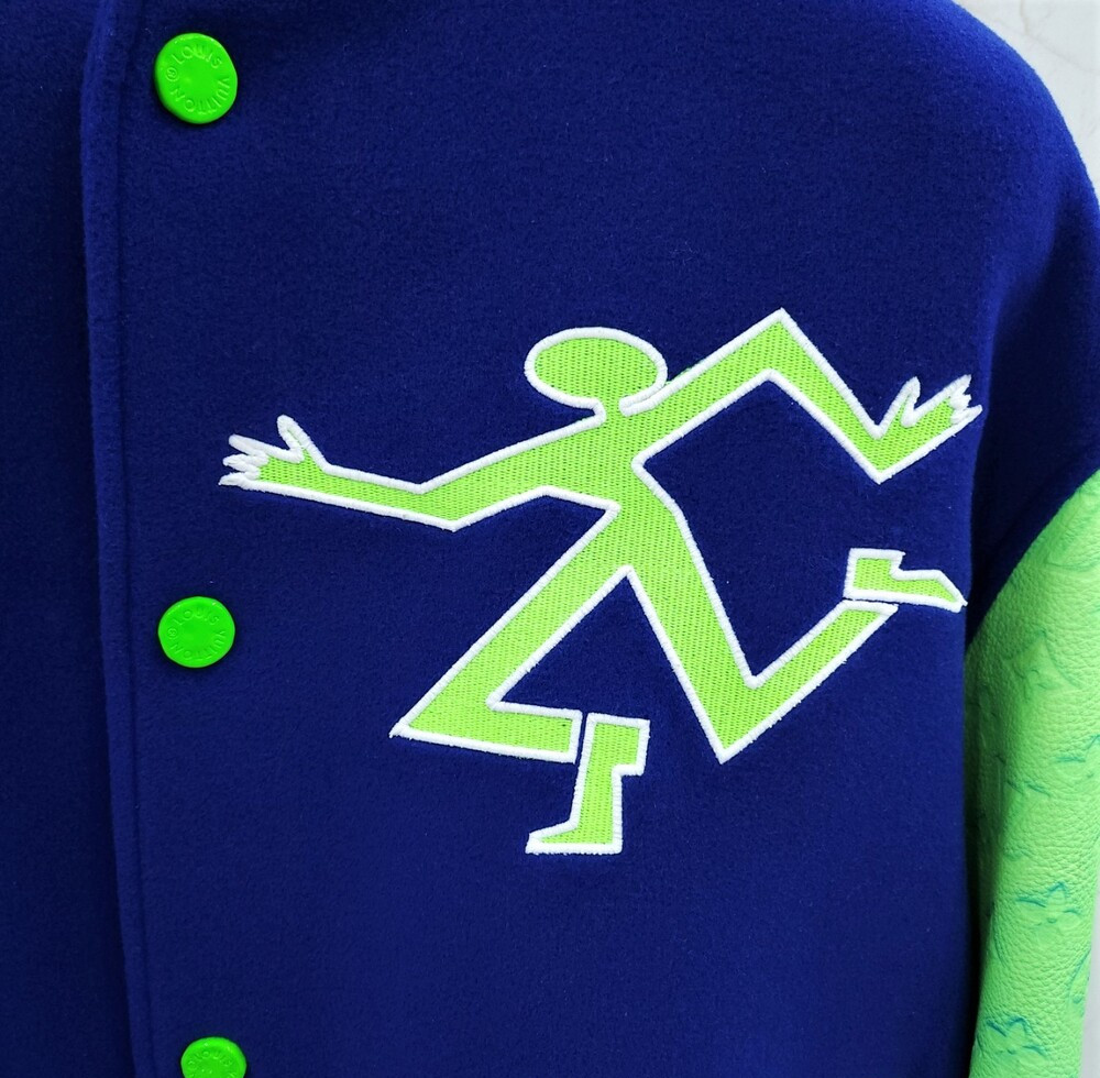 [럭스유] 50 / 루이비통 믹스 그라디언트 레더 바시티 자켓