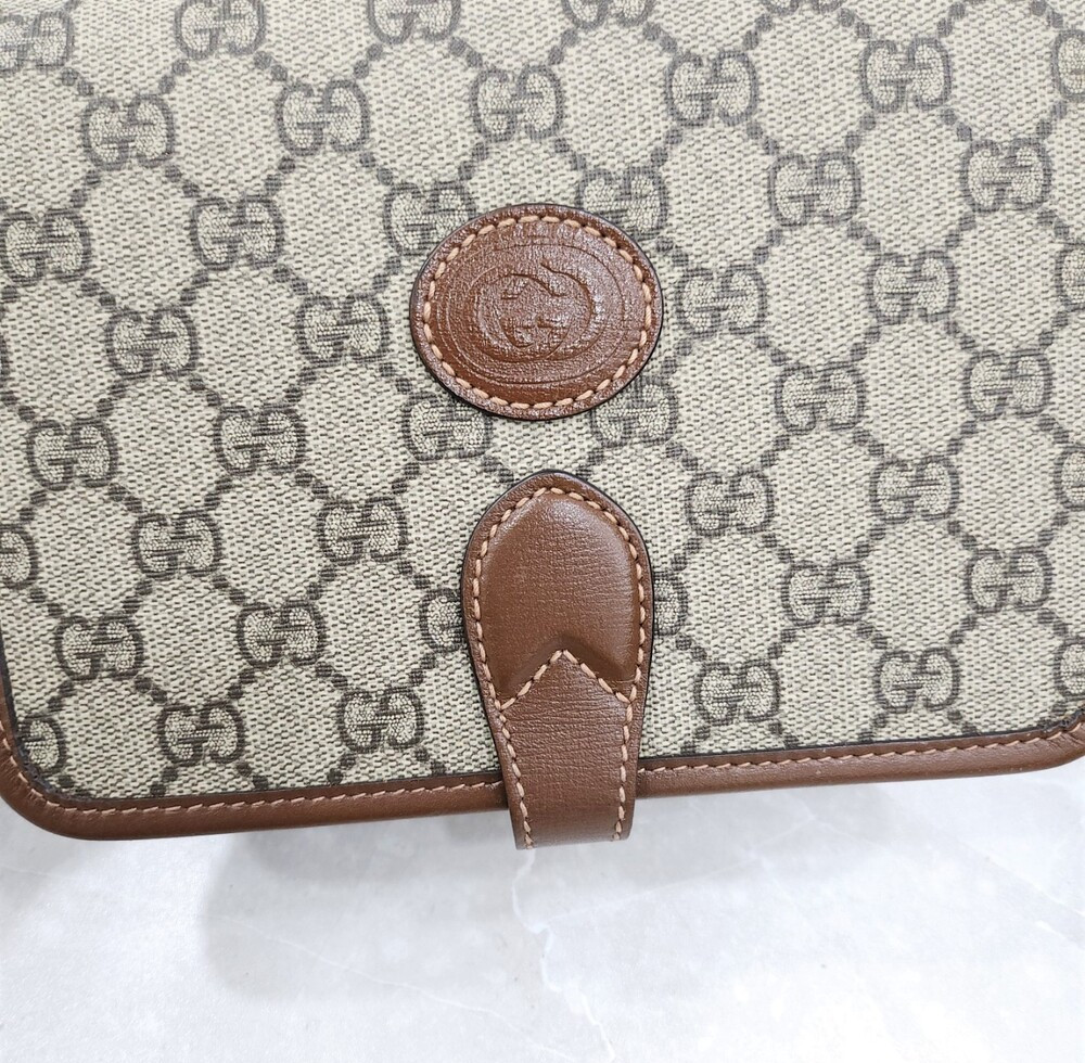 [럭스유] 구찌 GG 수프림 캔버스 인터로킹 숄더백 671620