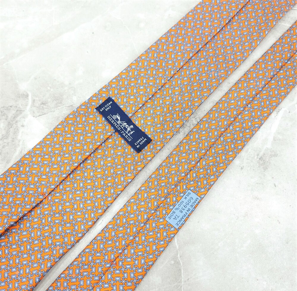 [럭스유] 에르메스 패턴 실크 넥타이