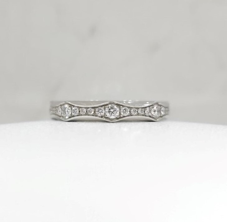 [럭스유] 불가리 다이아 풀파베 인피니토 웨딩밴드 링 54호