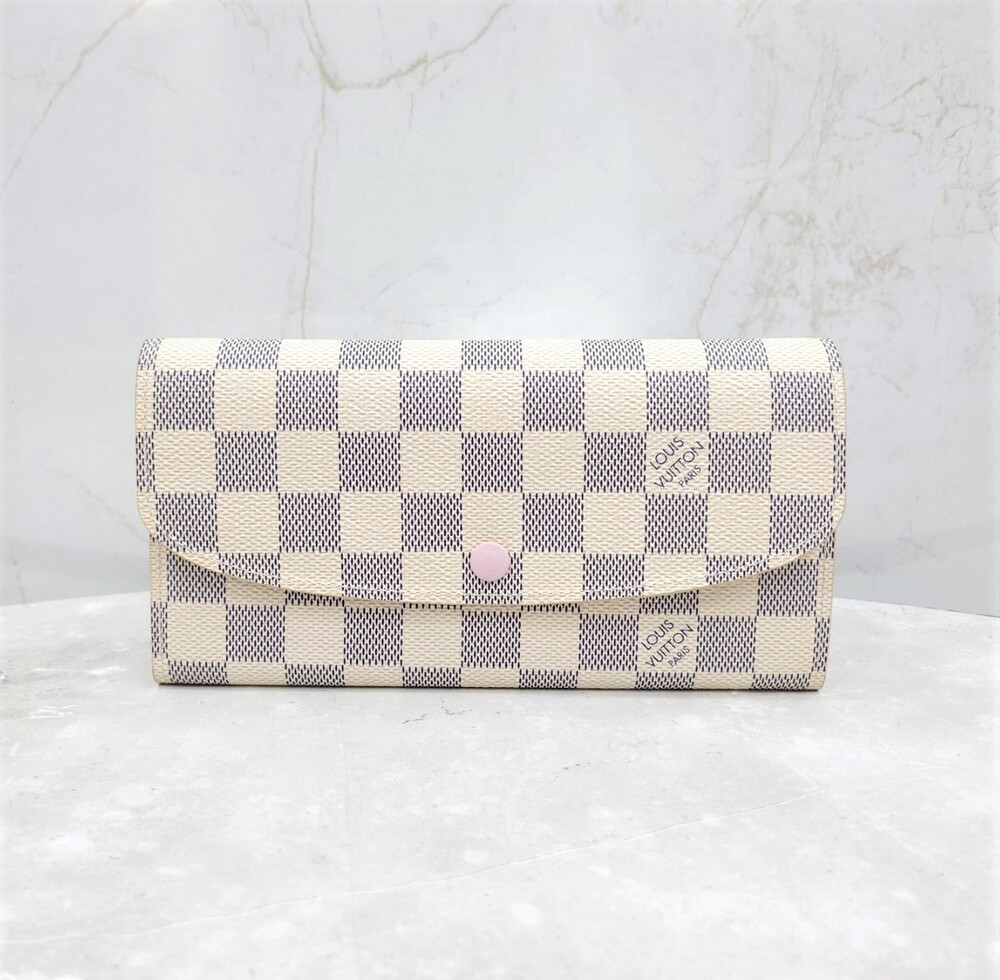 [럭스유] 루이비통 에밀리 월릿 다미에 아주르 장지갑 N41625