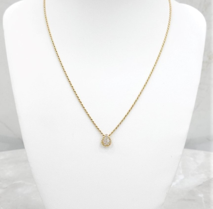 [럭스유] 부쉐론 다이아 쎄뻥 보헴 펜던트 목걸이 XS JPN00611