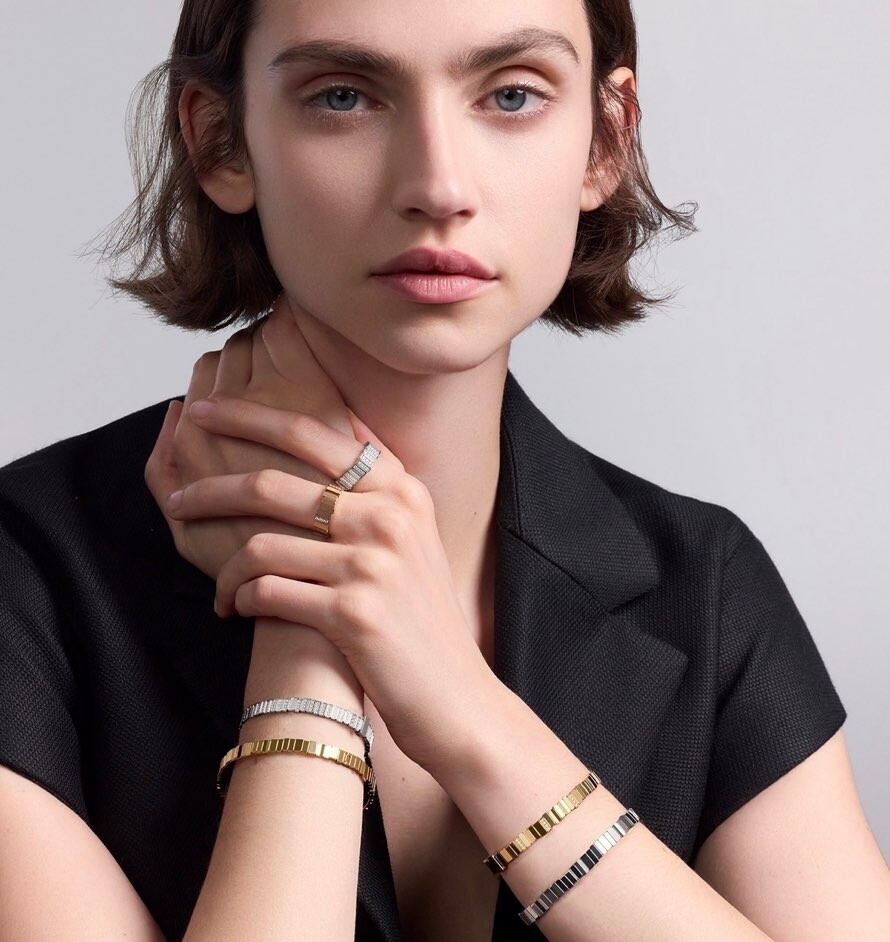 [럭스유] 디올 다이아 잼 디올 반지 18K 로즈골드 54호 JGEM95025