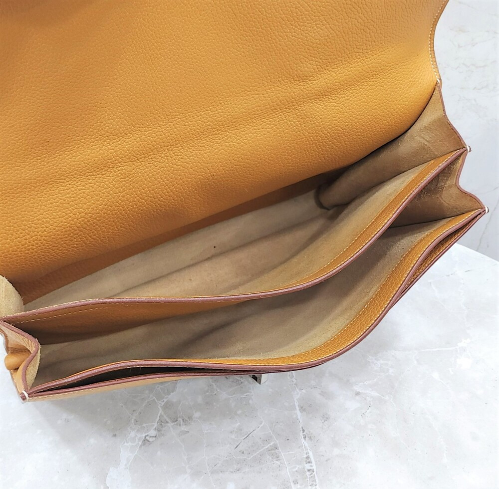 [럭스유] 에르메스 삭아데페슈40 브리프케이스 쎄서미 금장