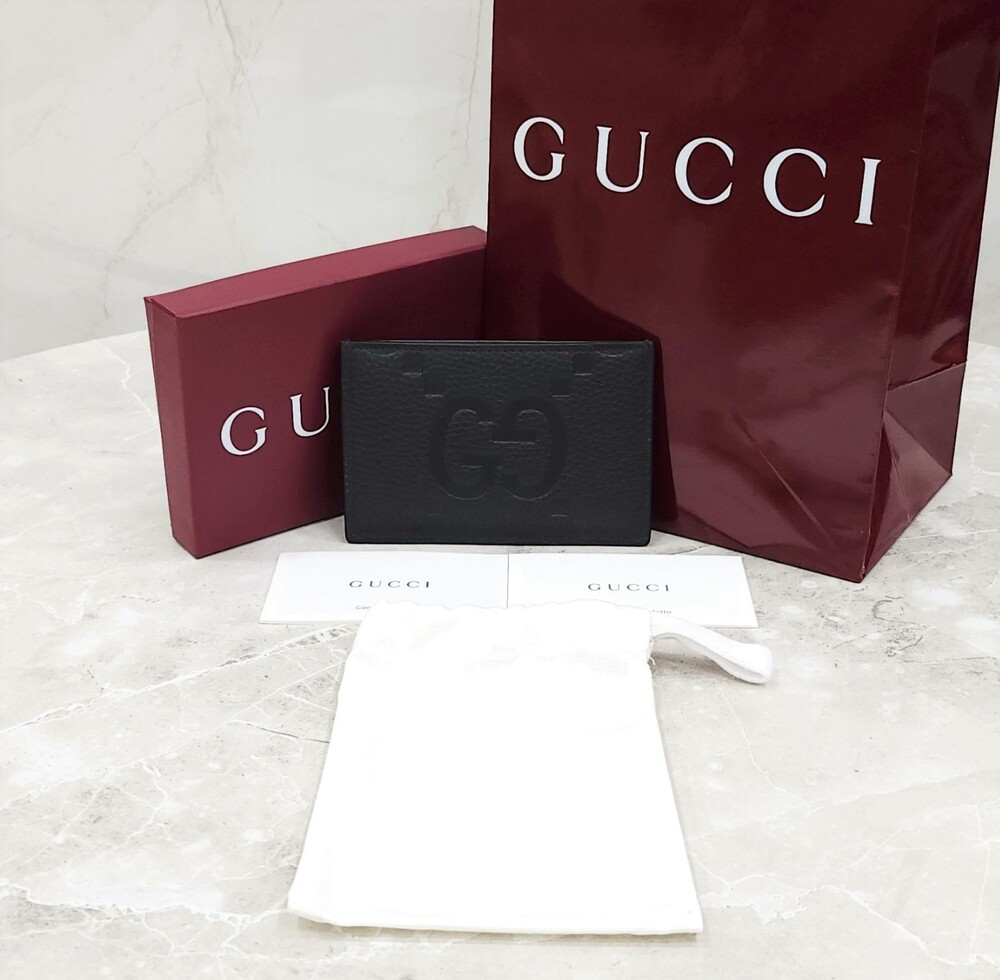 [럭스유] (새상품) 구찌 맥시 GG 카드 케이스 지갑 812681