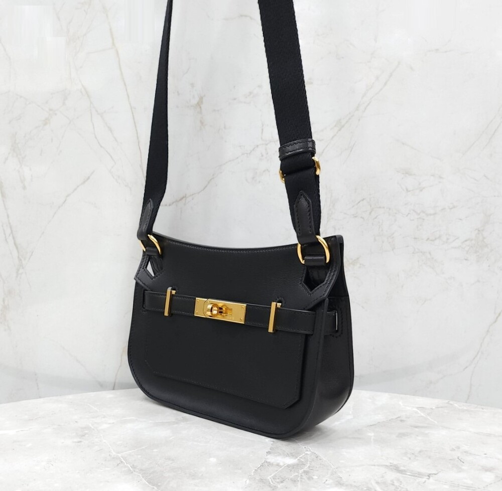 [럭스유] 에르메스 집시에르 미니백 에버그레인 누아 W각인 H084049CCAA