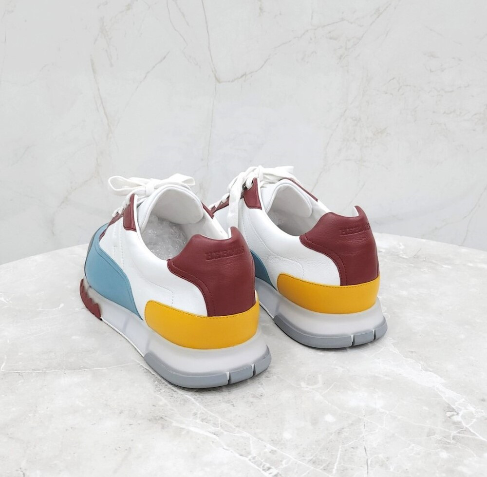 [럭스유] 44 / 에르메스 트레일 스니커즈 멀티컬러 블루 H242848ZH6H