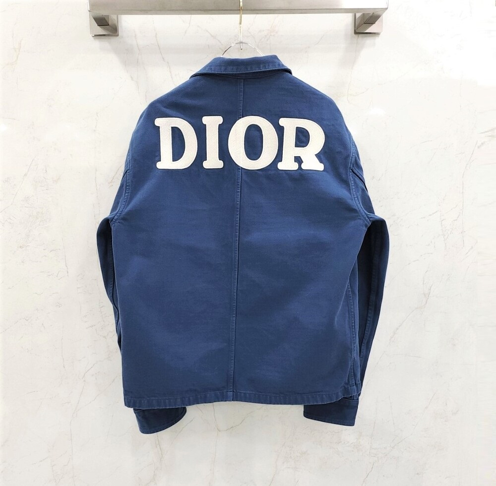 [럭스유] 48 / 디올 엠브로이드 데님 오버 셔츠 자켓 013D488C239X