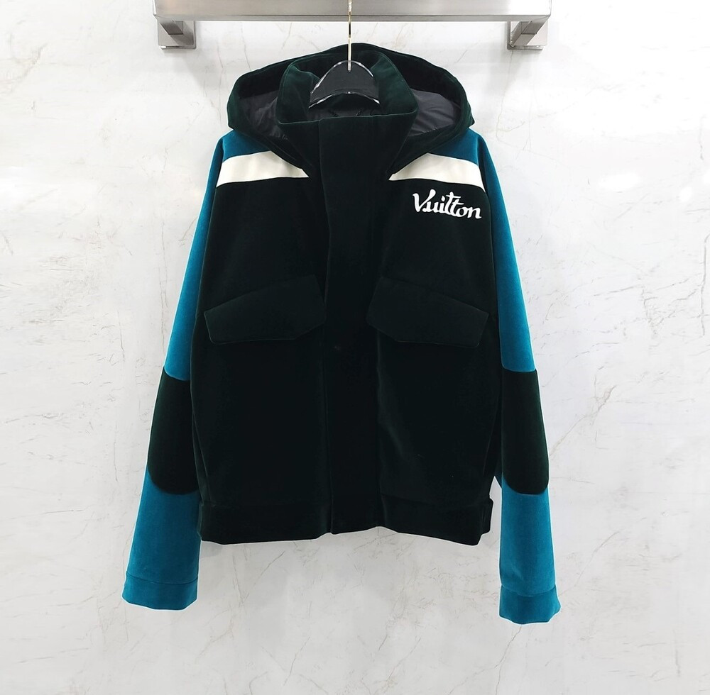 [럭스유] 50 / 루이비통 LV 테크니컬 테이프 벨루어 윈드 브레이커 자켓