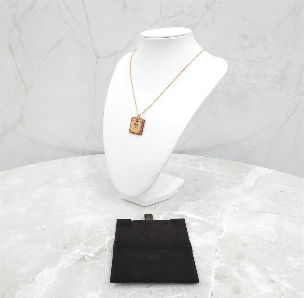 [럭스유] 에르메스 에이스 오브 하트 목걸이