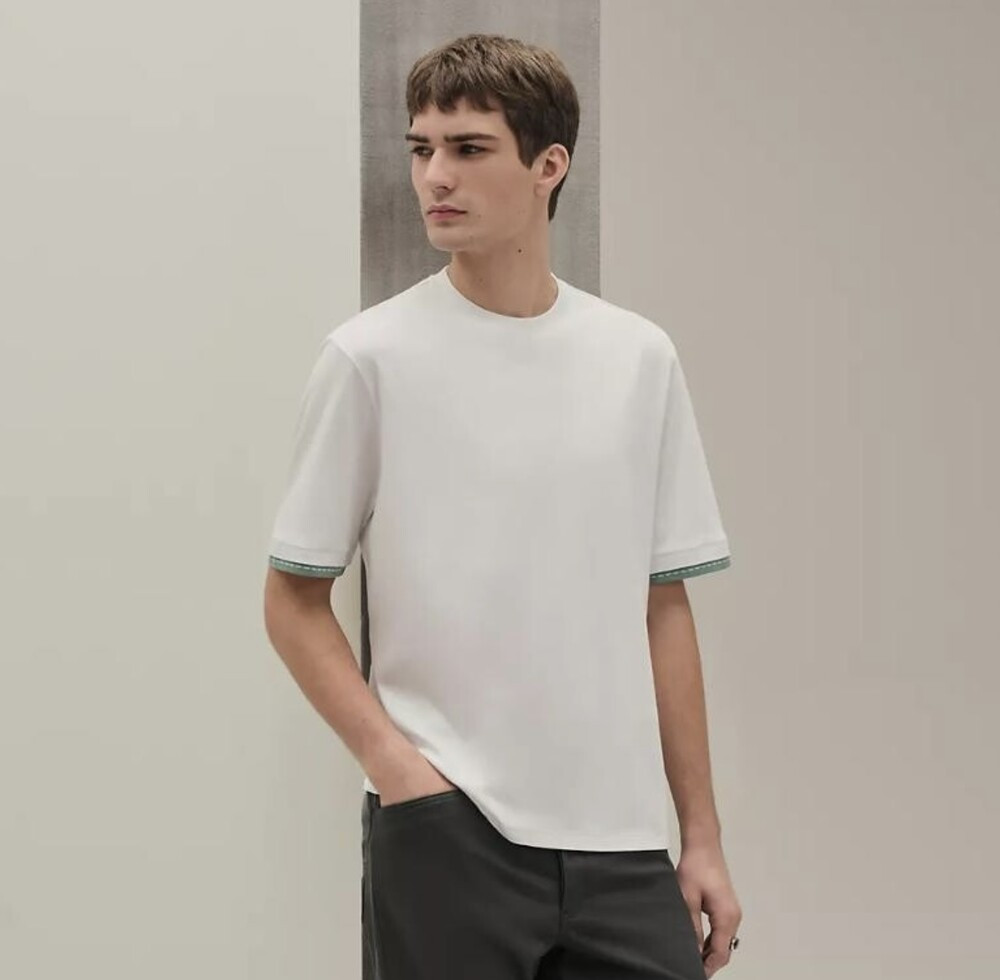 [럭스유] (새상품) M / 에르메스 Piqures Sellier 반팔 티셔츠 H567815HA