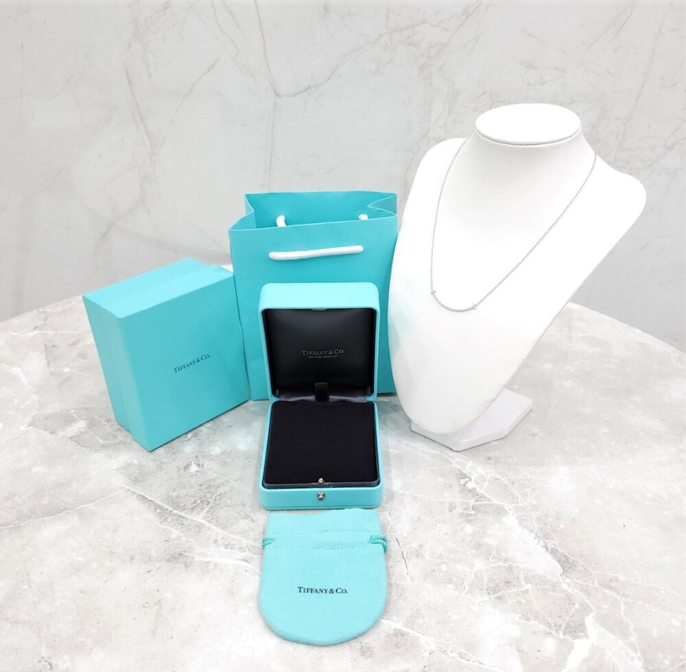 [럭스유] 티파니앤코 다이아 스마일 화이트골드 목걸이 스몰 63104949