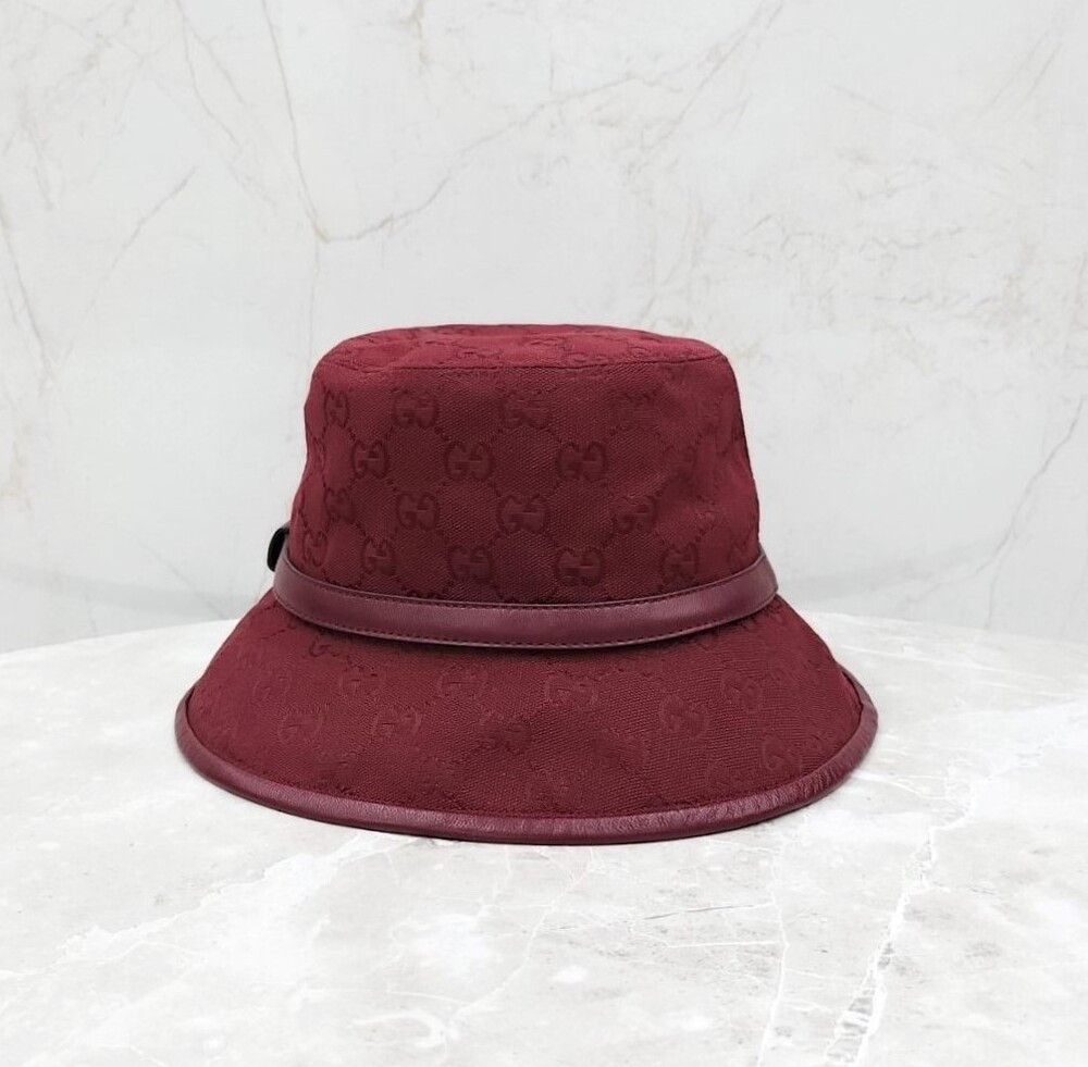 [럭스유] (새상품) 구찌 GG 모노그램 코튼 버킷햇 L 833280