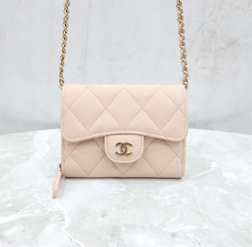 [럭스유] 샤넬 클래식 캐비어 카드지갑 미니백 31번대