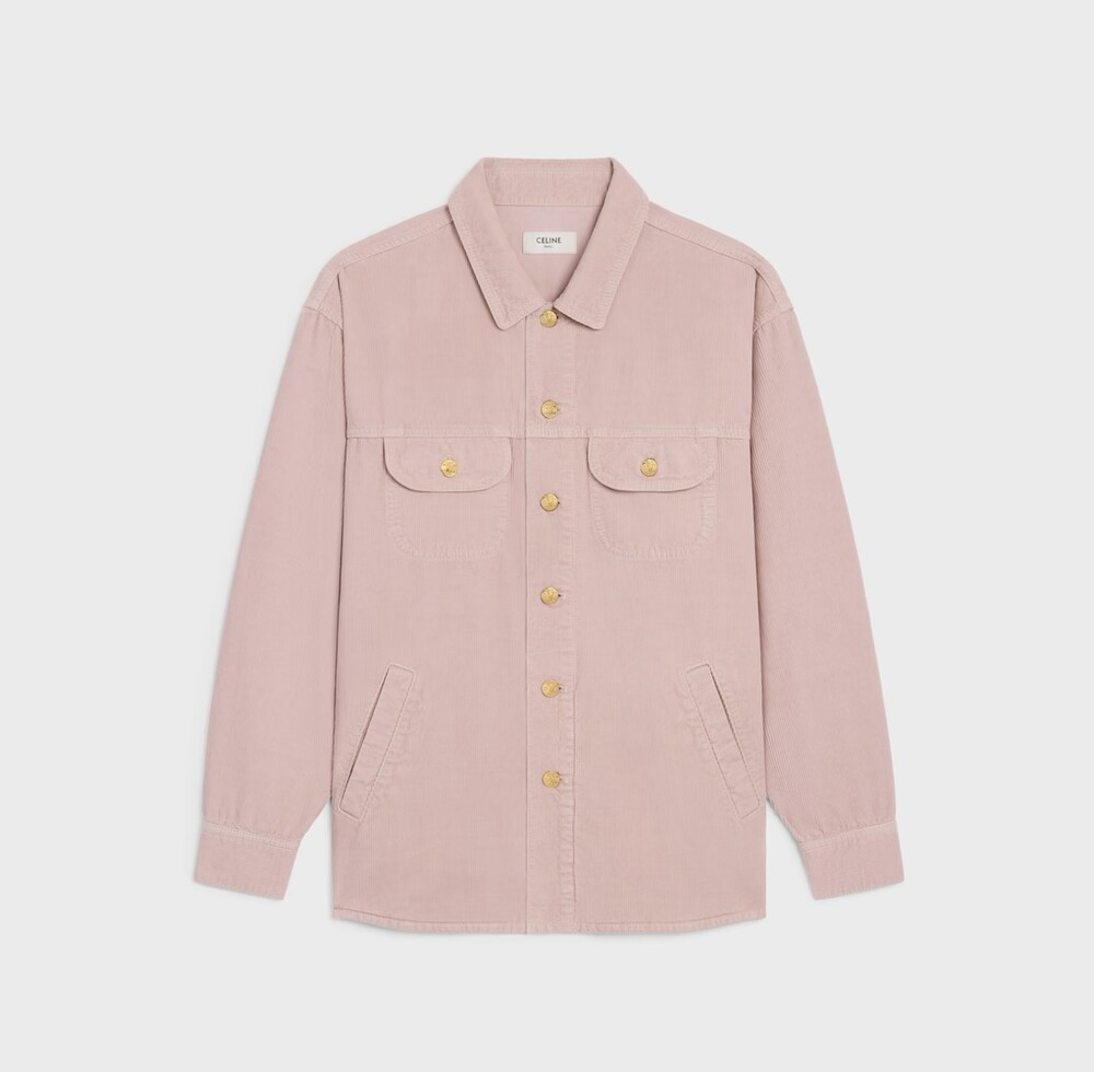 [럭스유] (새상품)  XS / 셀린느 코듀로이 카 코트 자켓 RV0U9921V