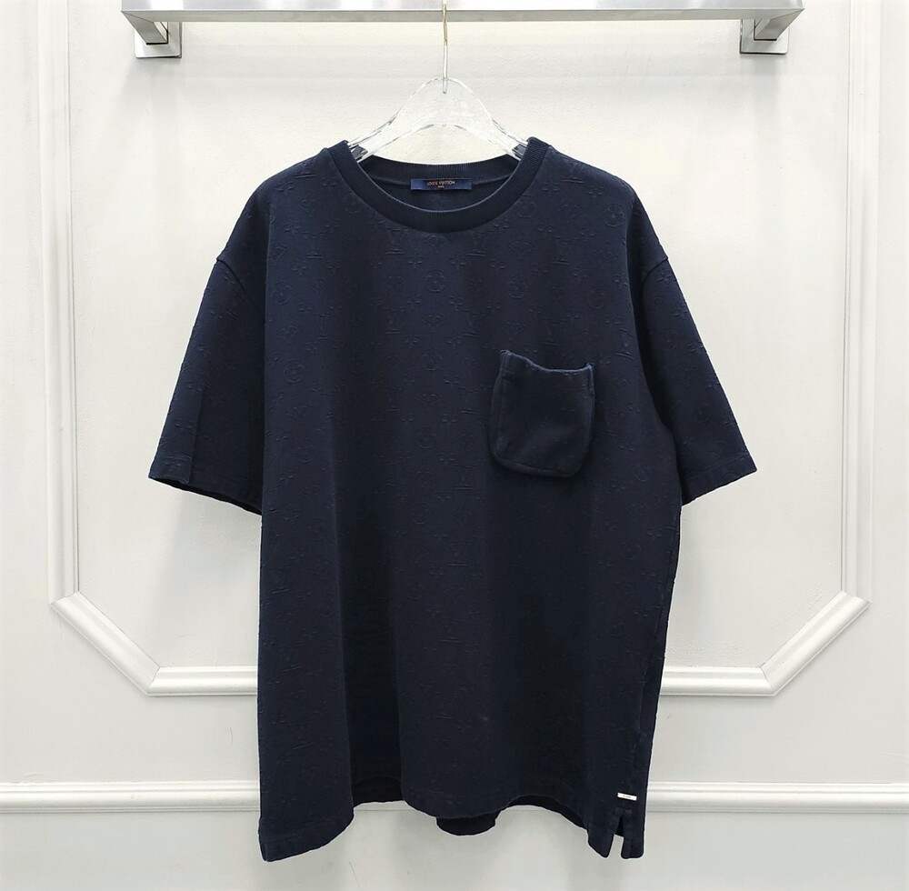 [럭스유] XXL / 루이비통 네이비 모노그램 3D 포켓 반팔 티셔츠
