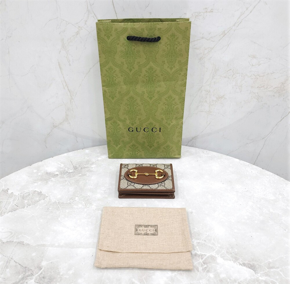 [럭스유] 구찌 홀스빗 1955 스몰 지갑 621887