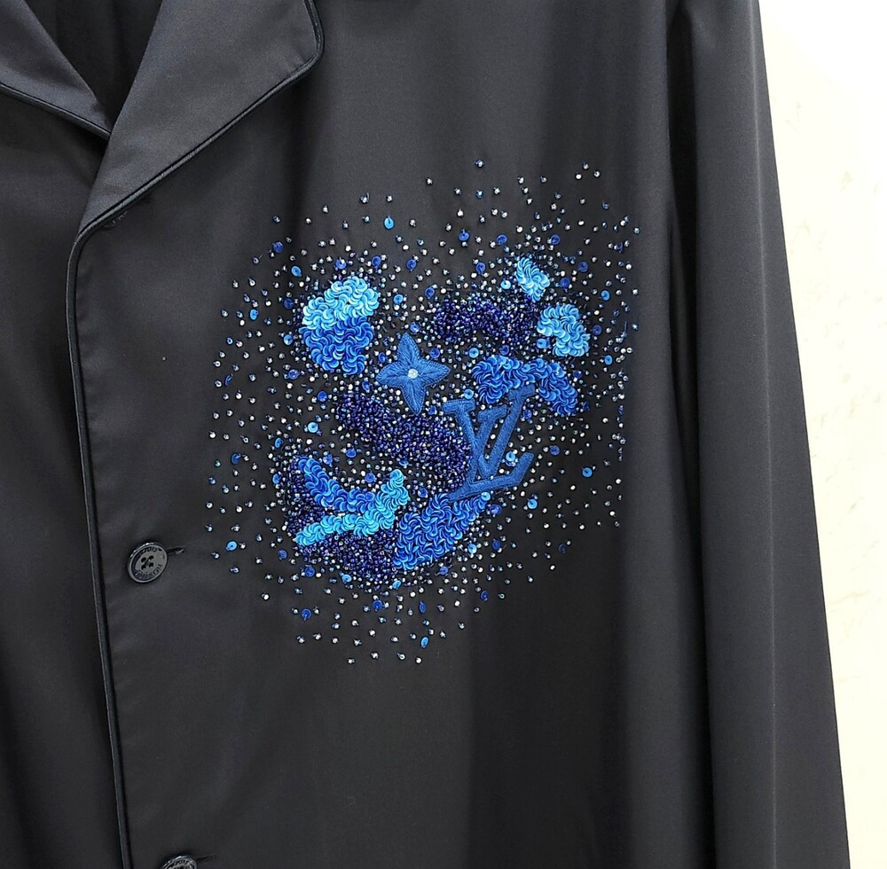 [럭스유] L / 루이비통 엠브로이더드 파자마 셔츠