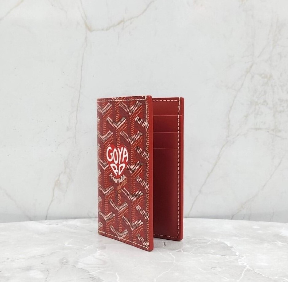 [럭스유] (새상품) 고야드 스페셜 레드 생피에르 카드홀더 하트 마카쥬