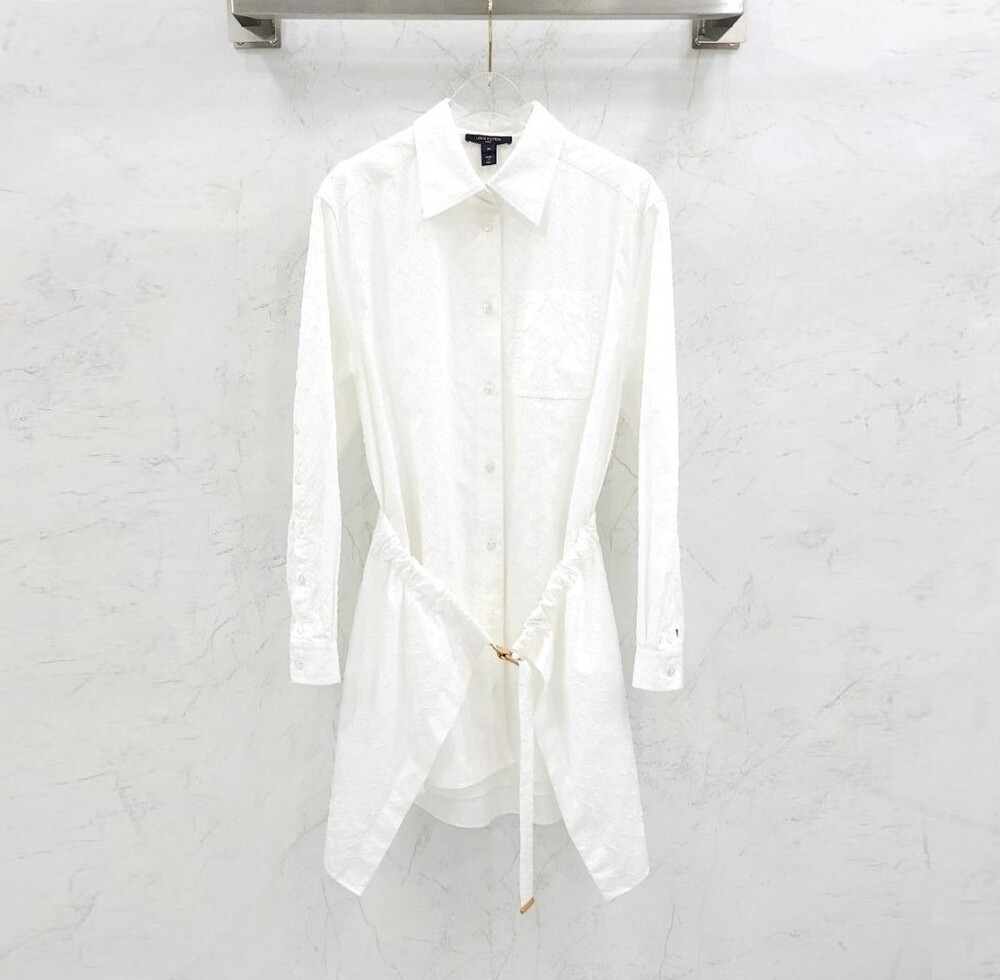 [럭스유] 36 / 루이비통 모노그램 릴리프 트롱프뢰유 원피스