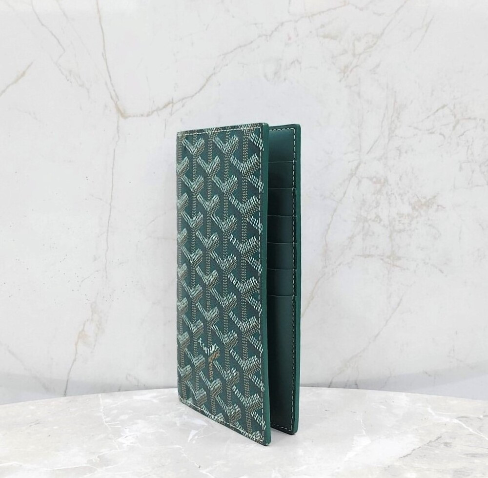 [럭스유] 고야드 스페셜 그린 생로슈 장지갑 APMROCH2