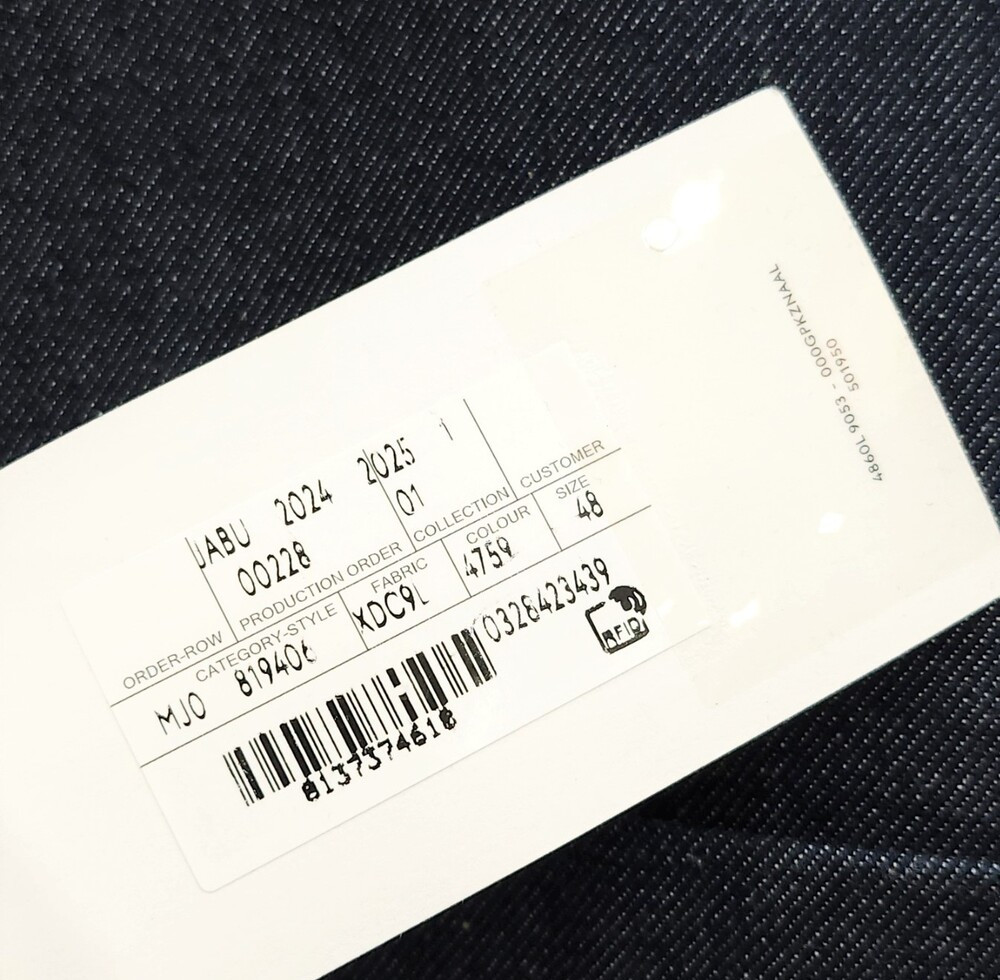 [럭스유] (새상품) 50 / 구찌 웹 밴드 라벨 데님 셔츠 819406