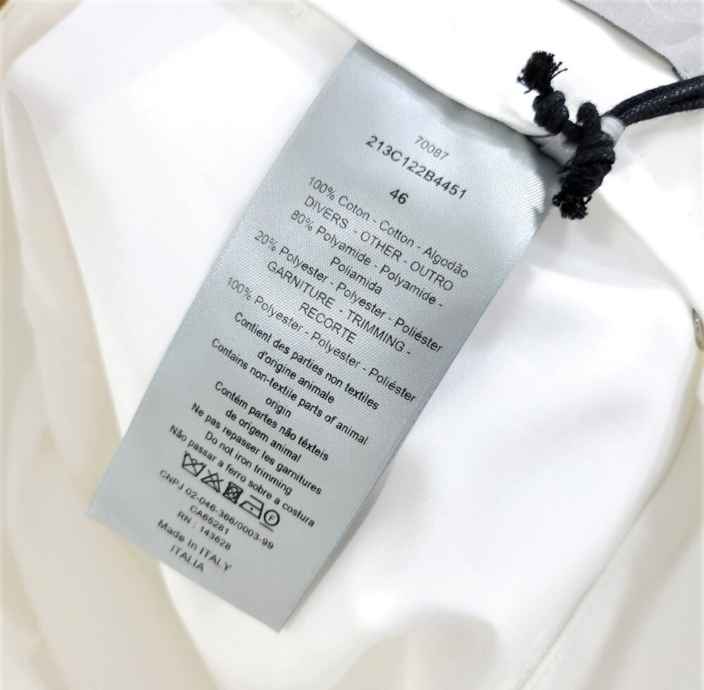 [럭스유] 46 / 디올 X 사카이 한정판 CD 버클 크롭 팬츠 213C122B4451