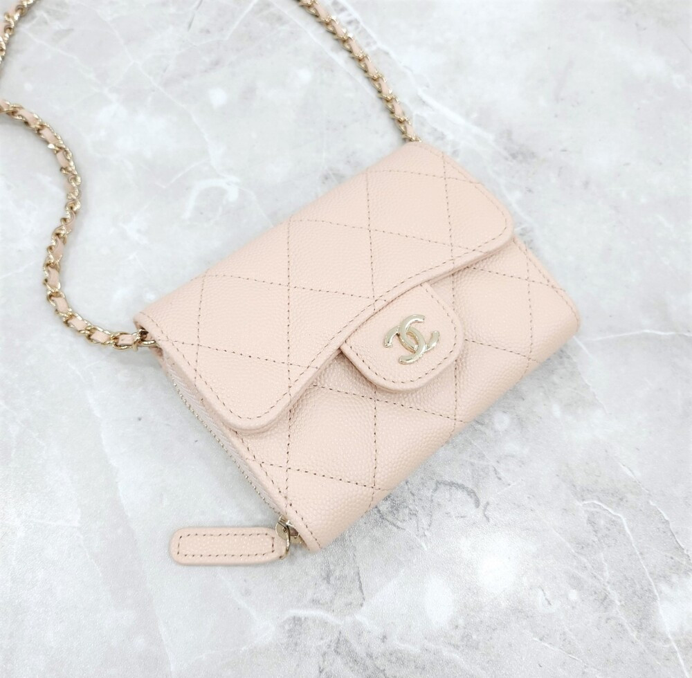 [럭스유] 샤넬 클래식 캐비어 카드지갑 미니백 31번대