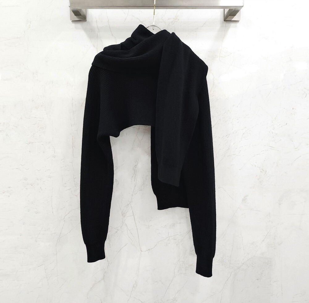 [럭스유] (새상품) 34 / 에르메스 스카프 볼레로 캐시미어