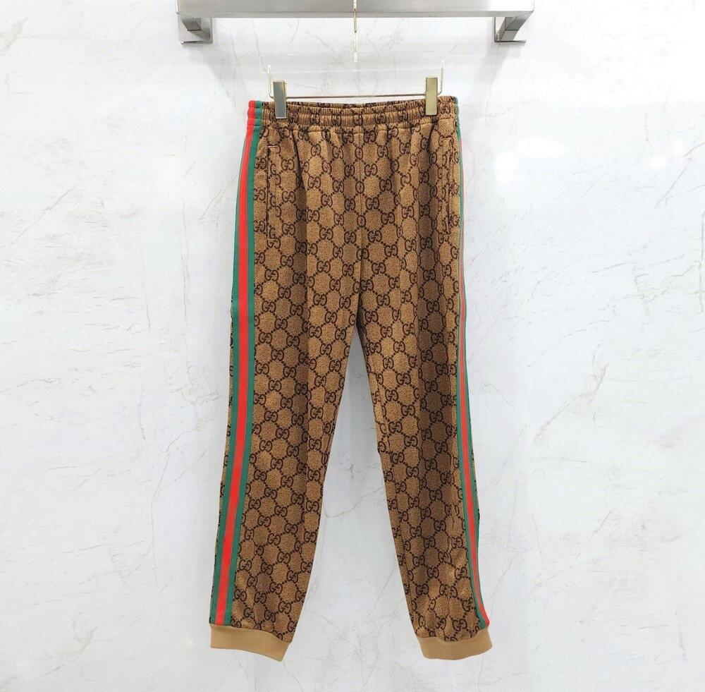 [럭스유] S / 구찌 GG 슈프림 자카드 트레이닝 팬츠