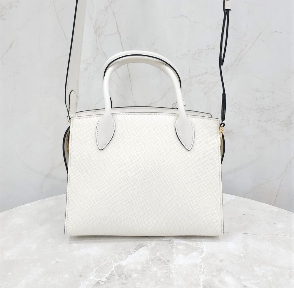 [럭스유] (새상품) 프라다 크리스틴 사피아노 탑핸들 백 1BA372