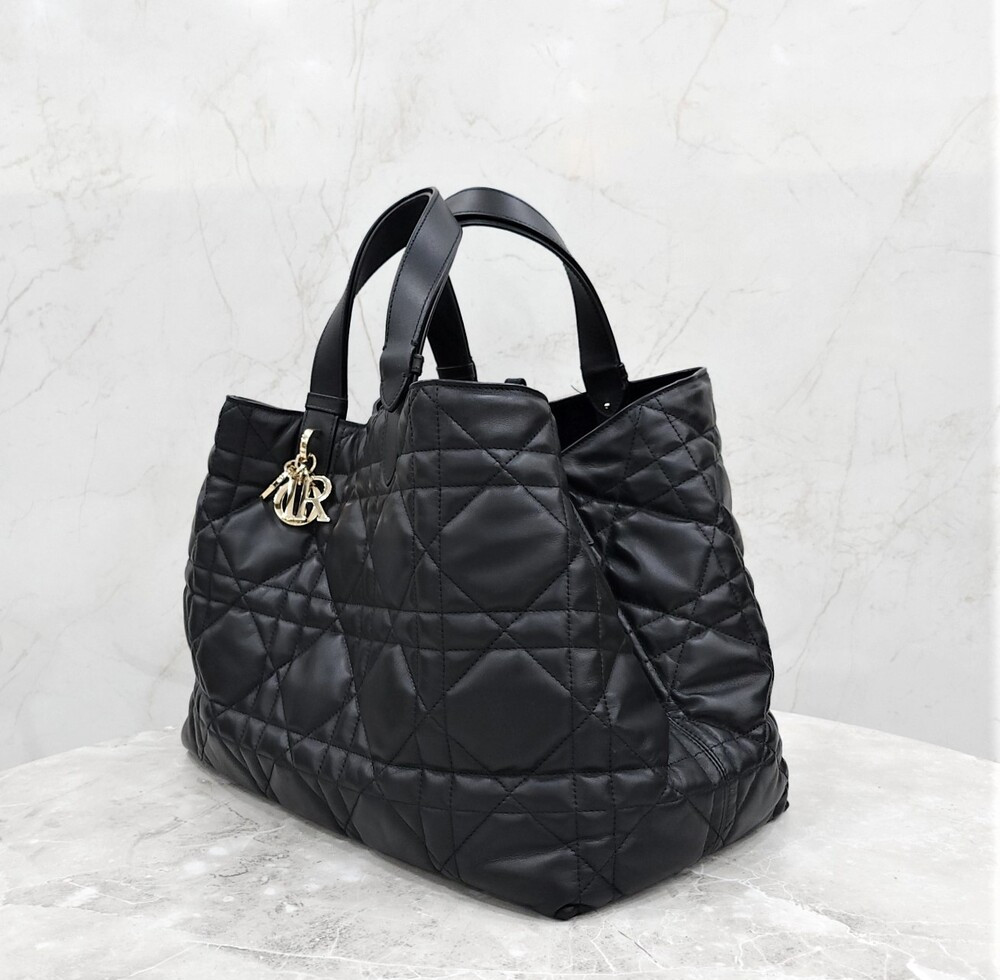 [럭스유] 디올 뚜주흐 라지 블랙 매크로 까나쥬 M2820OSOHJ