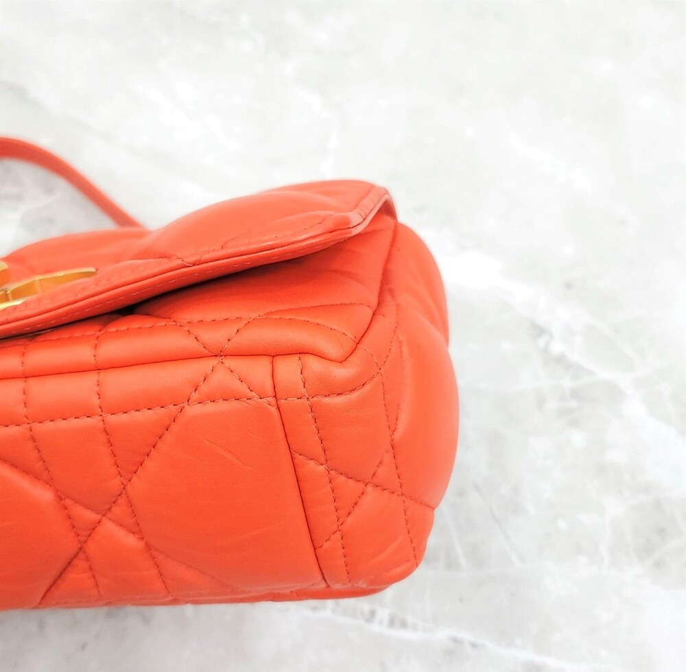 [럭스유] 디올 카로백 스몰 오렌지 금장