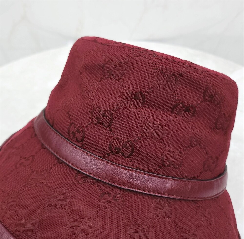 [럭스유] (새상품) 구찌 GG 모노그램 코튼 버킷햇 L 833280