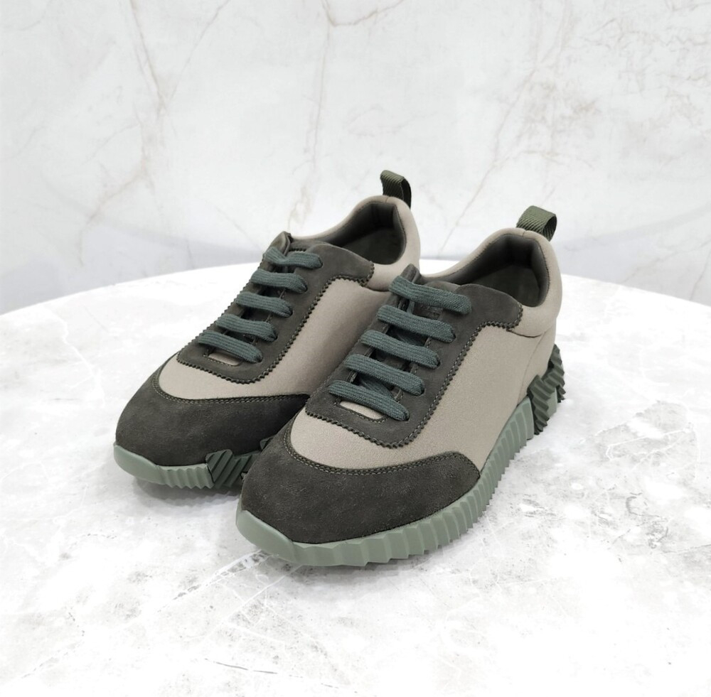 [럭스유] (새상품) 36 / 에르메스 카키 바운싱 스니커즈