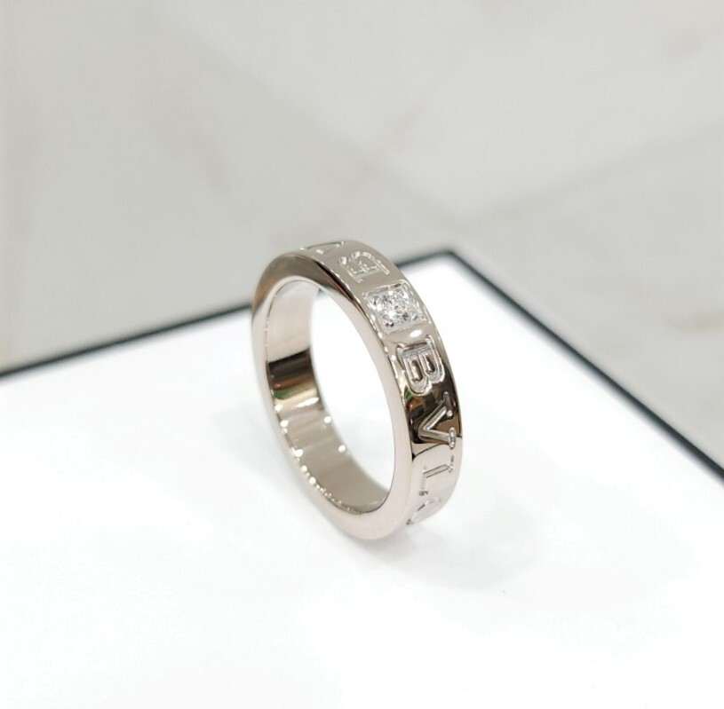 [럭스유] 불가리 비제로원 BB 링 화이트골드 다이아 1P 48호 339981