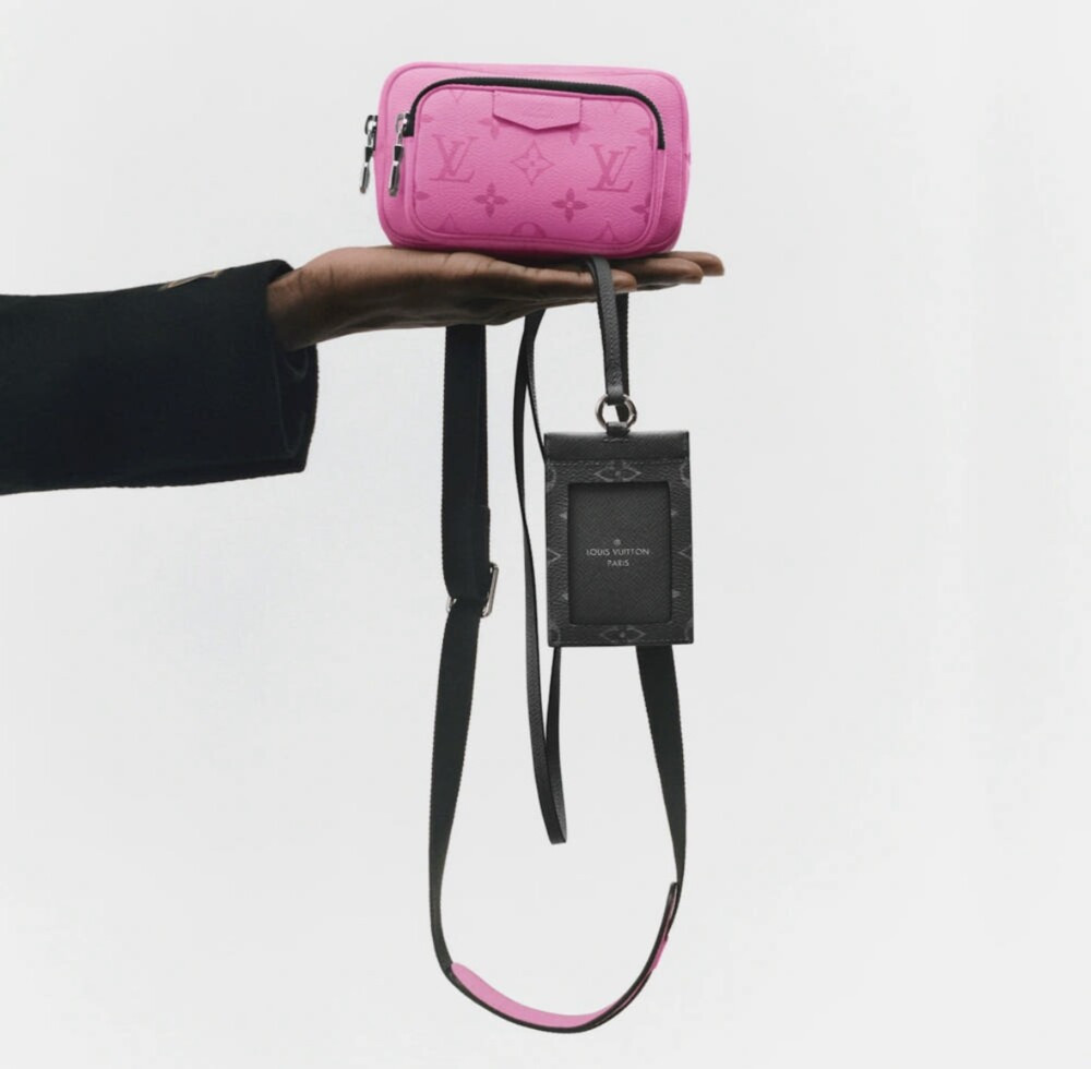 [럭스유] 루이비통 타이가라마 이클립스 카드홀더 스트랩 목걸이 M30763