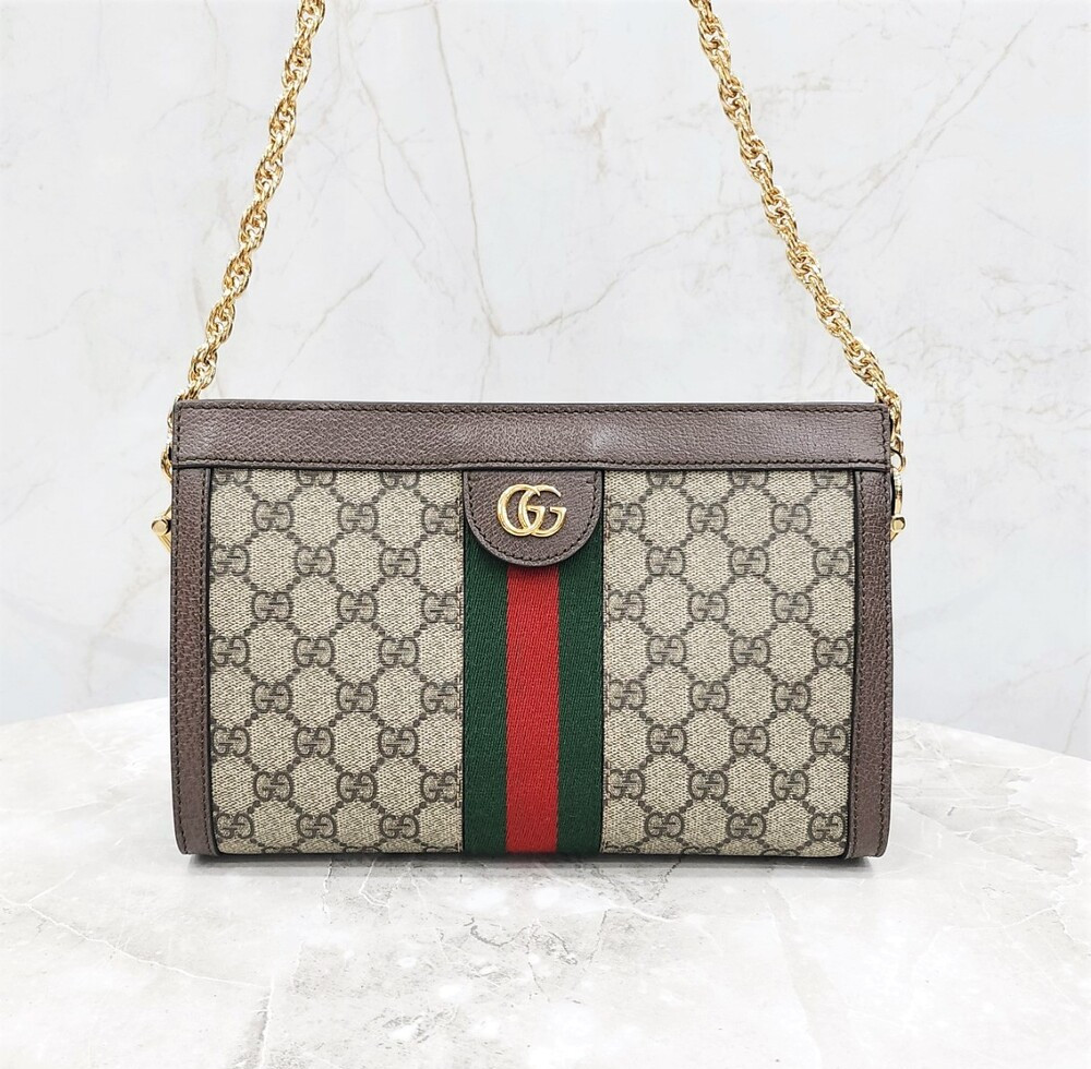 [럭스유] 구찌 GG 삼선 오피디아 체인 스몰 숄더백