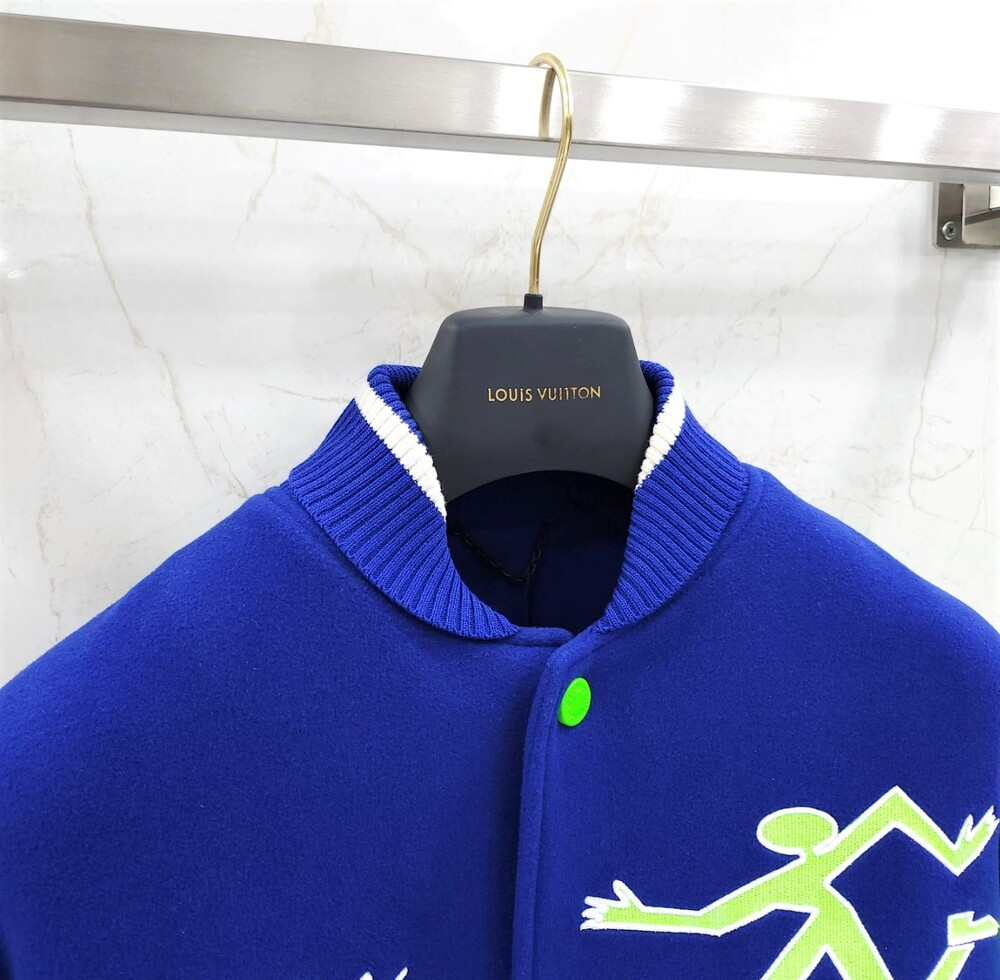 [럭스유] 50 / 루이비통 믹스 그라디언트 레더 바시티 자켓