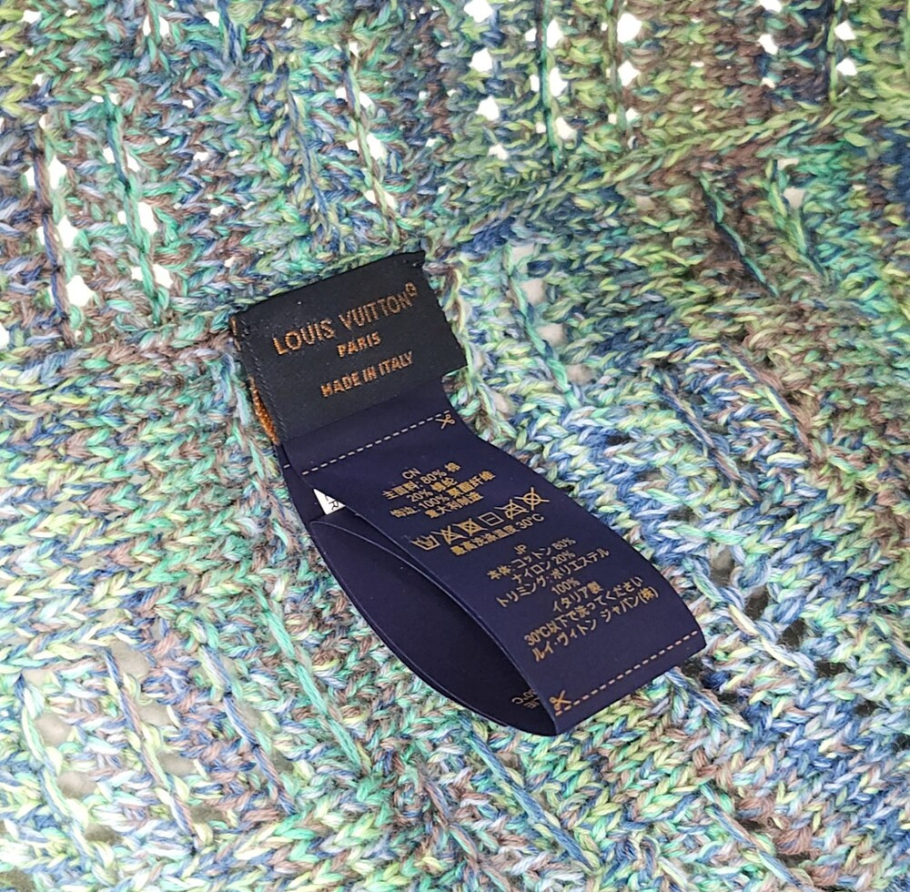 [럭스유] (새상품) 루이비통 다미에 팜트리 크로셰 햇 L M7557L