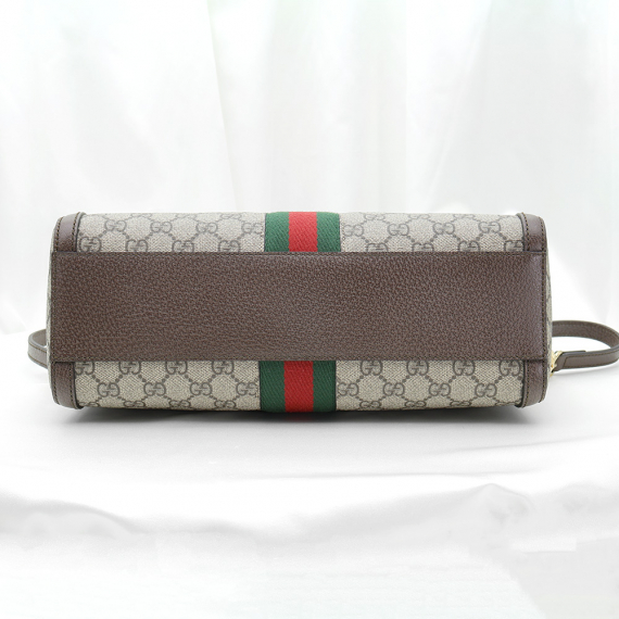 Gucci(구찌) 524532 GG 수프림 캔버스 WEB 오피디아 미디움 보스턴 탑 핸들 2WAY