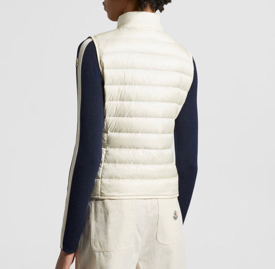 [럭스유] 2 / 몽클레어 여성 리안 패딩 조끼 화이트 I10931A10200