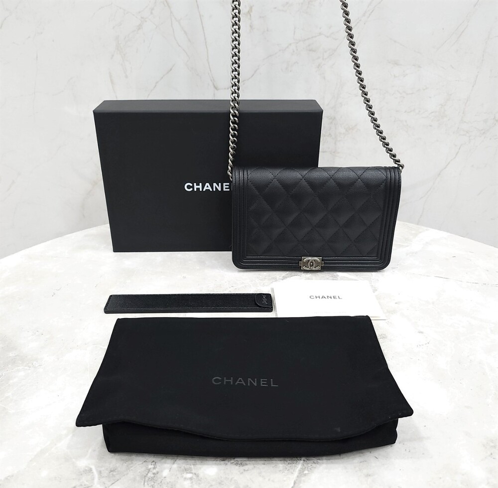 [럭스유] 샤넬 WOC 캐비어 보이백 은장 신형내장칩 AP1117