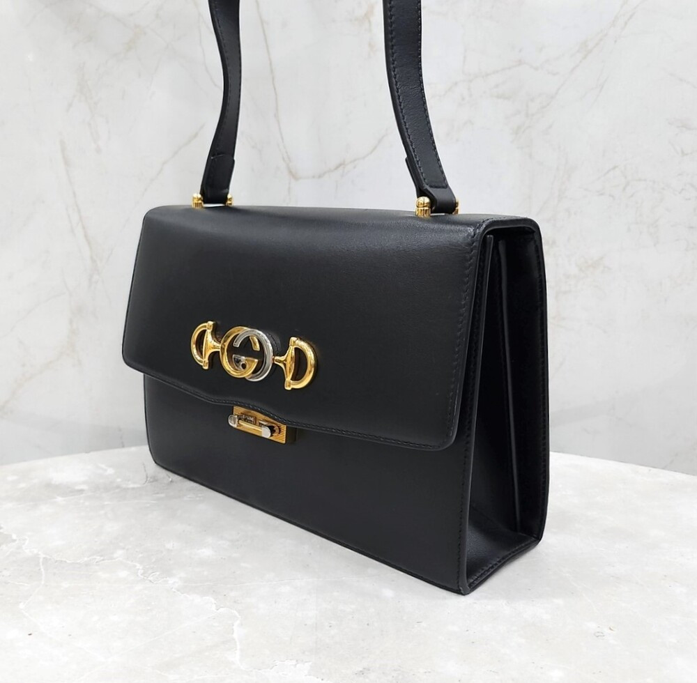 [럭스유] 구찌 메탈 로고 주미 숄더백 스몰