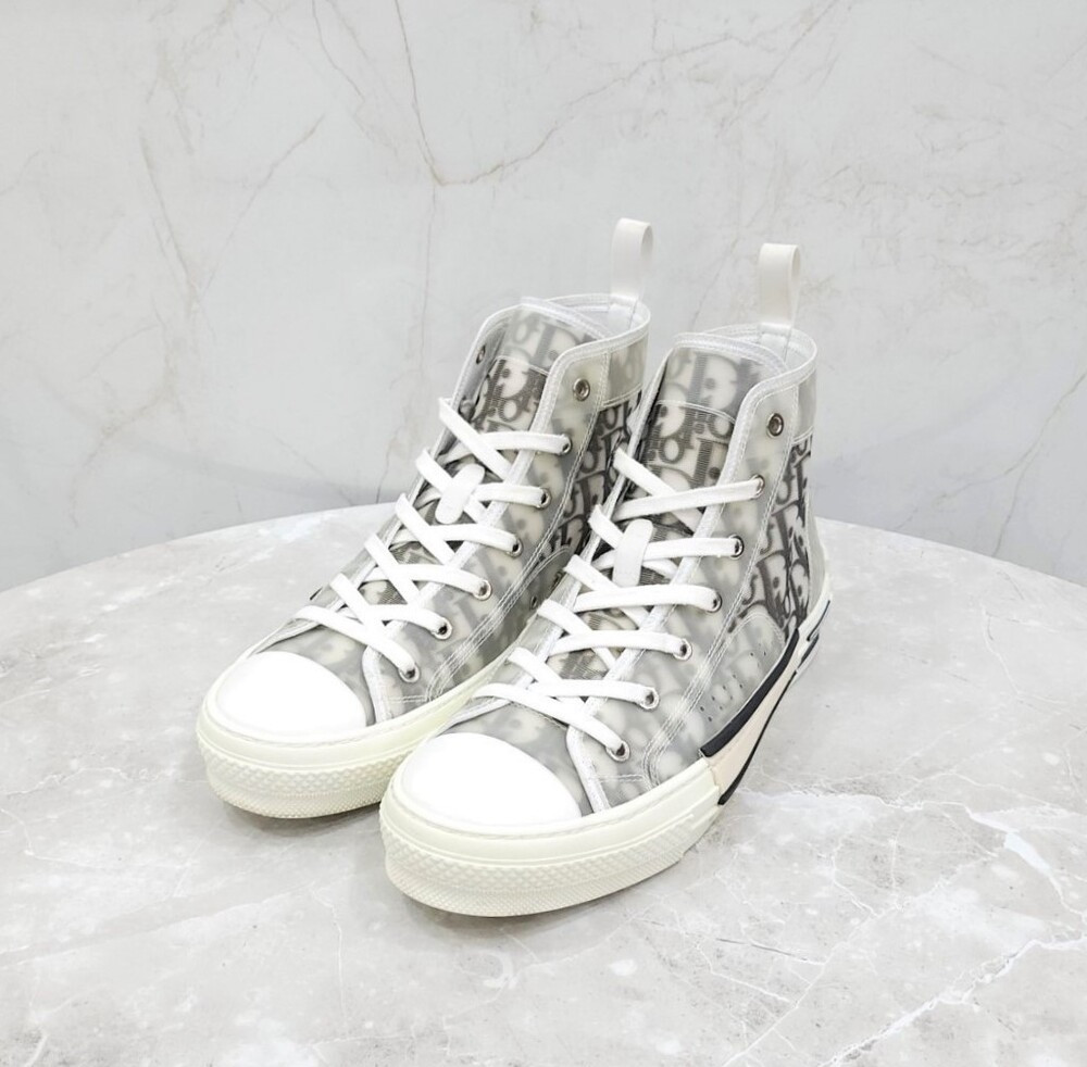 [럭스유] 41 / 디올 오블리크 캔버스 B23 하이탑 스니커즈 3SH118YJP