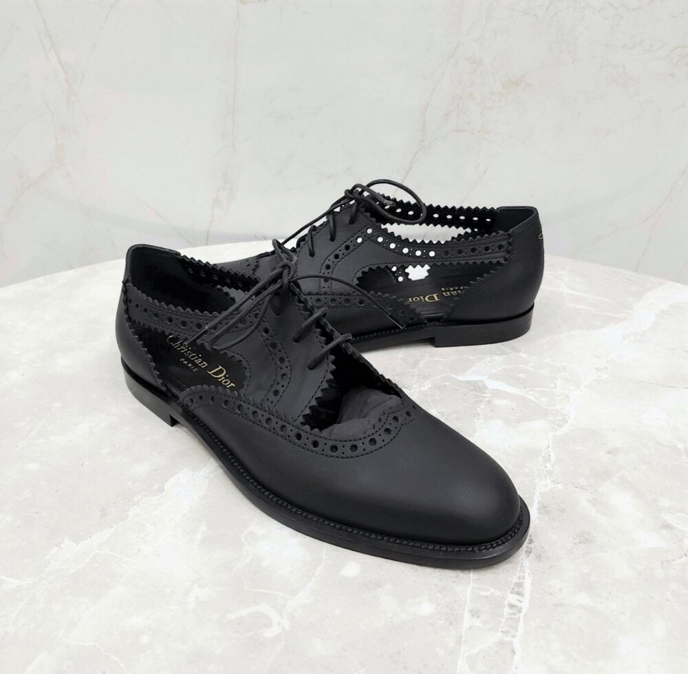 [럭스유] (새상품) 36 / 디올 테디 디 더비 레더 로퍼