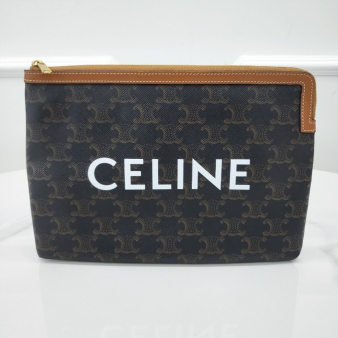 [미다스] 셀린느 트리오페 파우치 탄 10D672BZQ